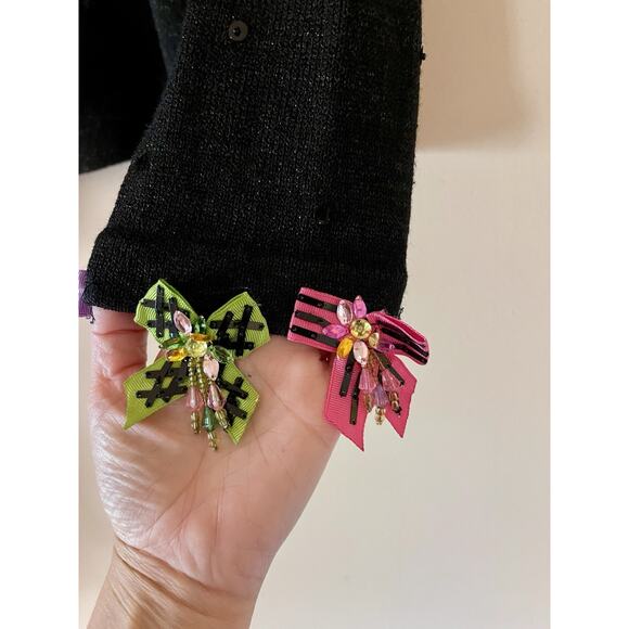 Design Options Philip Jane Gordon VTG Rainbow Retro 90’s Bowties Sweater XL - Picture 5 of 7